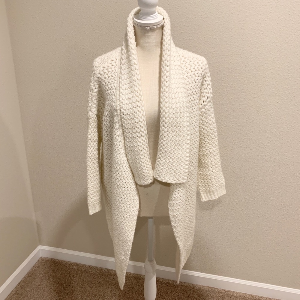 NWOT - Chunky Knitted Wrap Sweater
